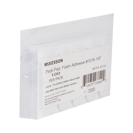 McKesson Pedi-Pad White Protective Pad, Size 101 – Narrow McKesson Pedi-Pad