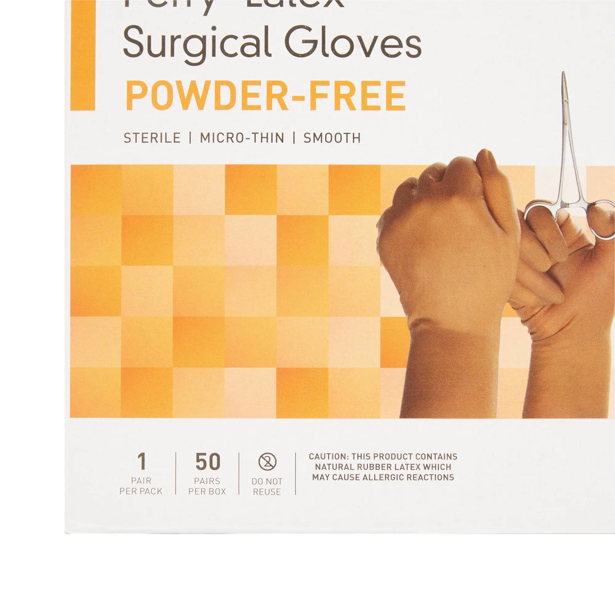 McKesson Perry® Latex Surgical Glove, Size 5.5, Brown McKesson Perry®