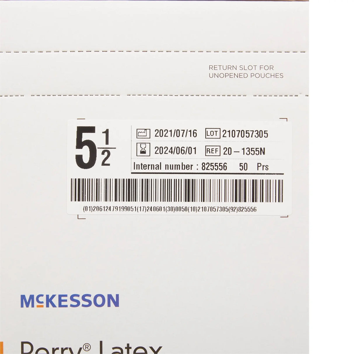 McKesson Perry® Latex Surgical Glove, Size 5.5, Brown McKesson Perry®