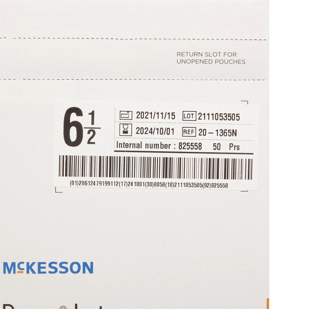 McKesson Perry® Latex Surgical Glove, Size 6.5, Brown McKesson Perry®