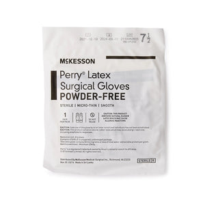 McKesson Perry® Latex Surgical Glove, Size 7.5, Brown McKesson Perry®
