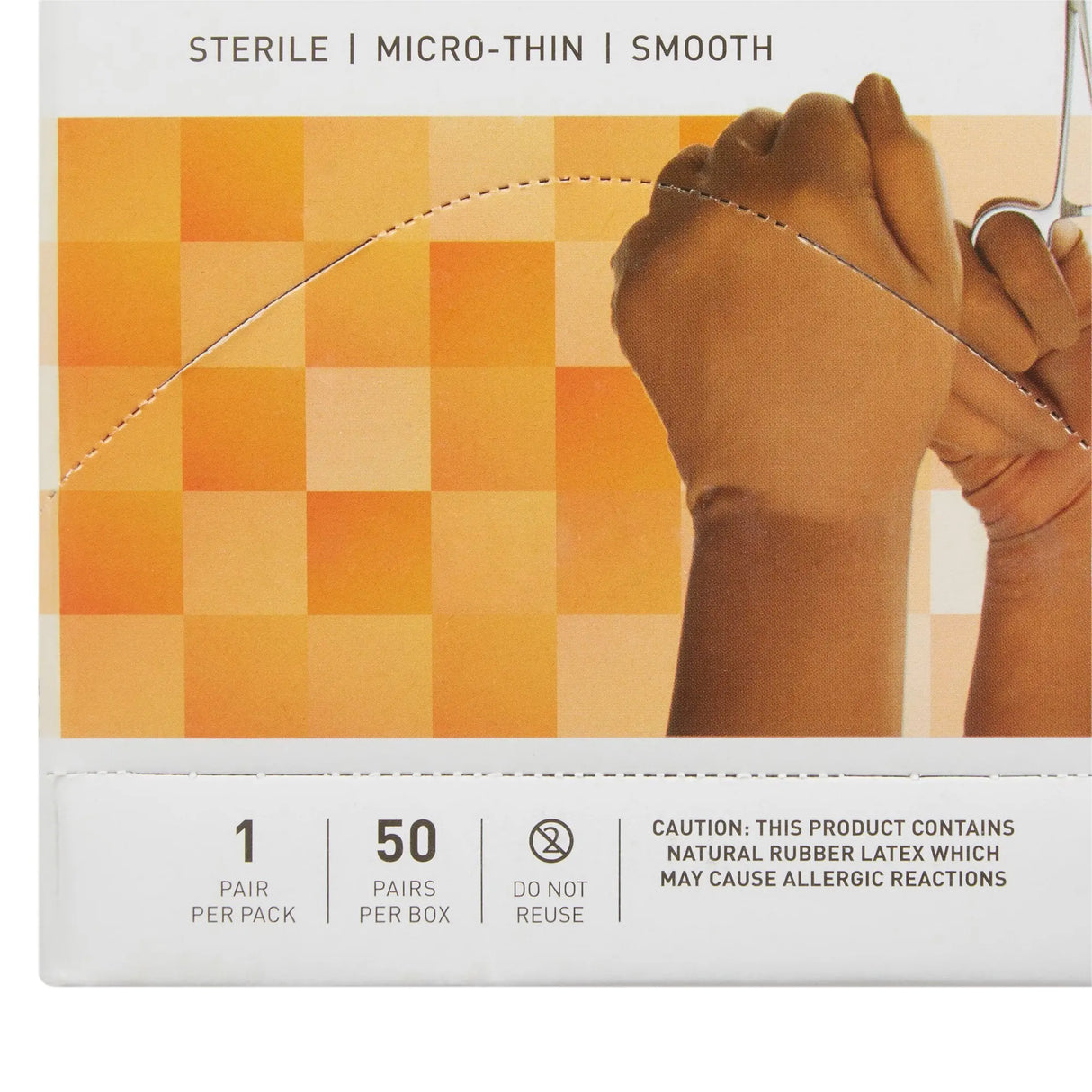 McKesson Perry® Latex Surgical Glove, Size 8.5, Brown McKesson Perry®