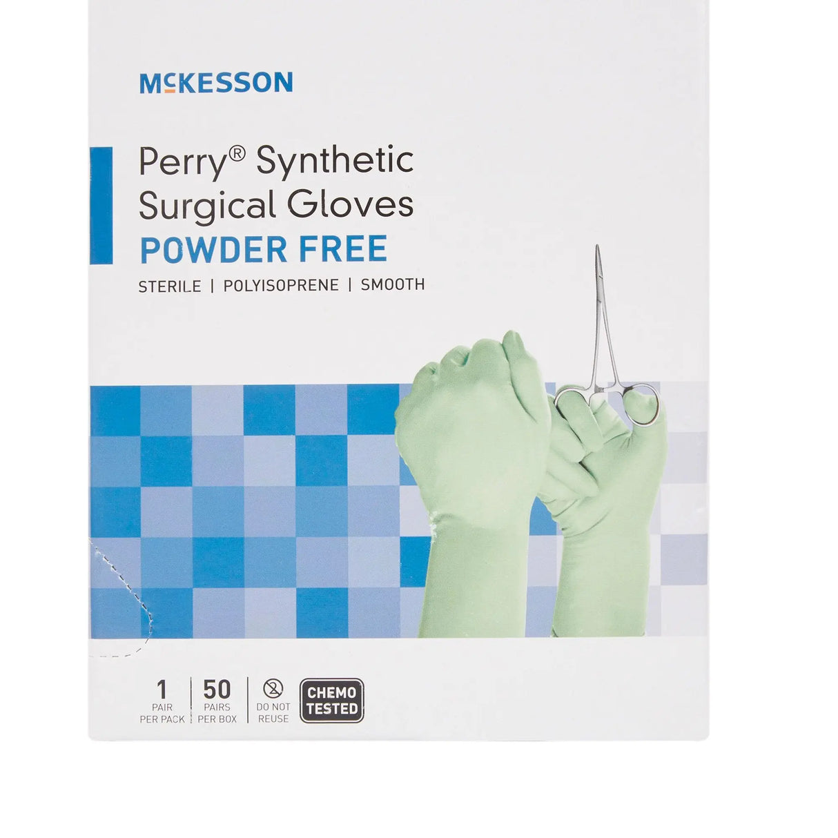 McKesson Perry® Performance Plus Polyisoprene Surgical Glove, Size 5.5, Green McKesson Perry® Performance Plus