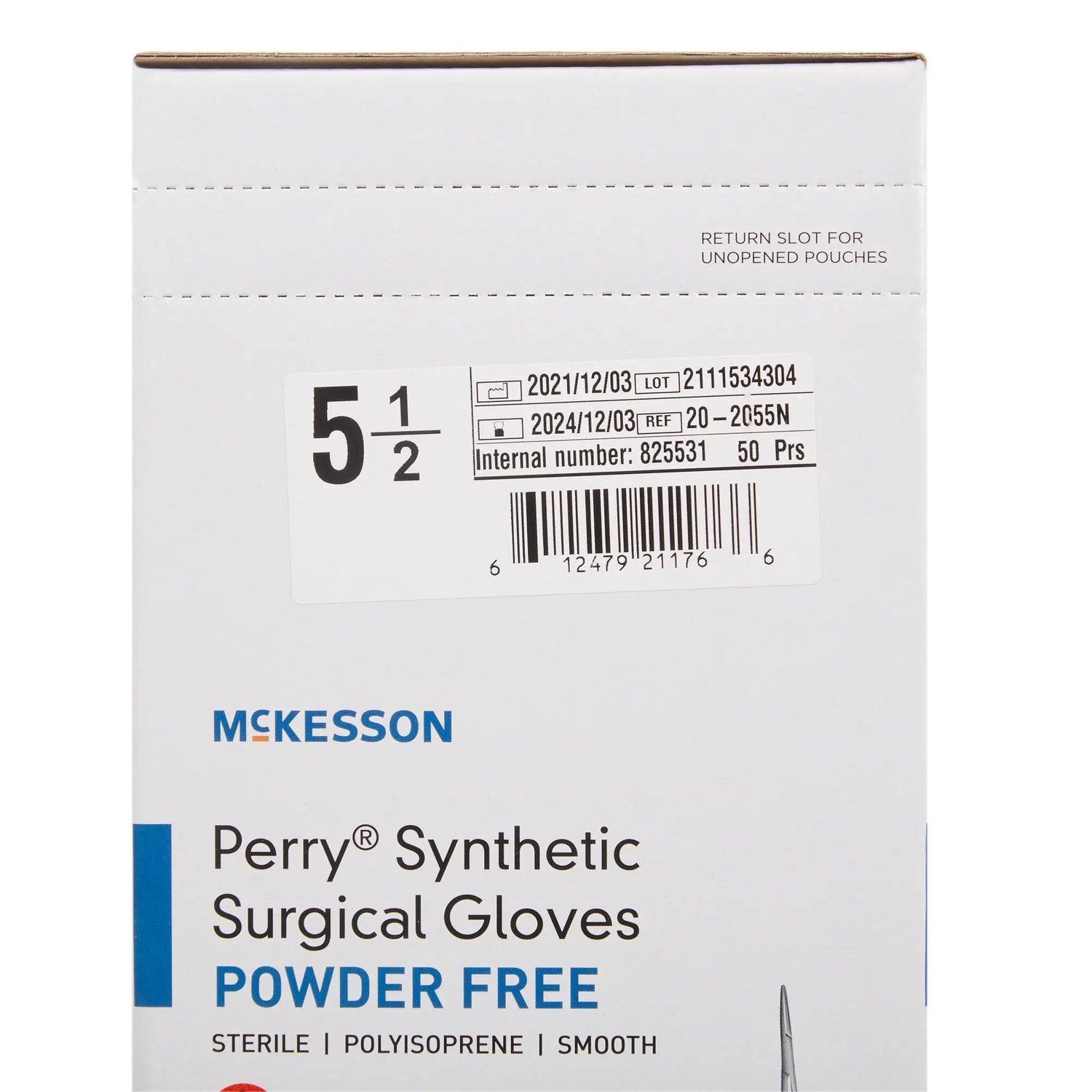 McKesson Perry® Performance Plus Polyisoprene Surgical Glove, Size 5.5, Green McKesson Perry® Performance Plus