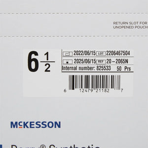 McKesson Perry® Performance Plus Polyisoprene Surgical Glove, Size 6.5, Green McKesson Perry® Performance Plus