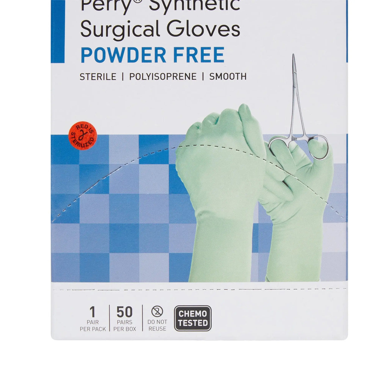 McKesson Perry® Performance Plus Polyisoprene Surgical Glove, Size 6, Green McKesson Perry® Performance Plus