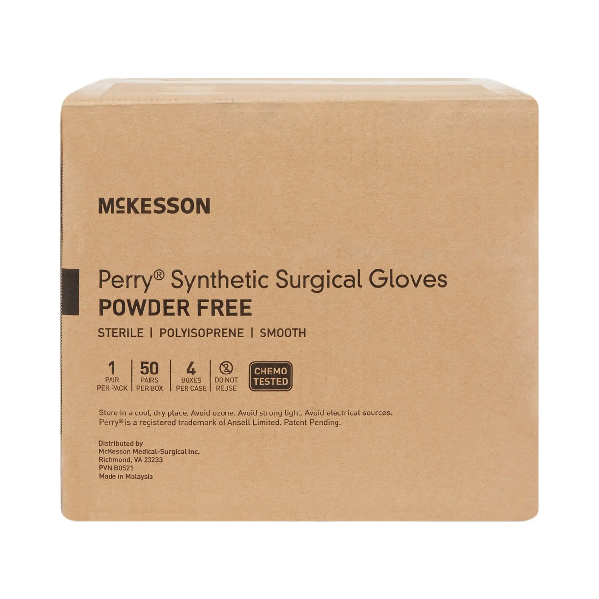 McKesson Perry® Performance Plus Polyisoprene Surgical Glove, Size 7.5, Green McKesson Perry® Performance Plus