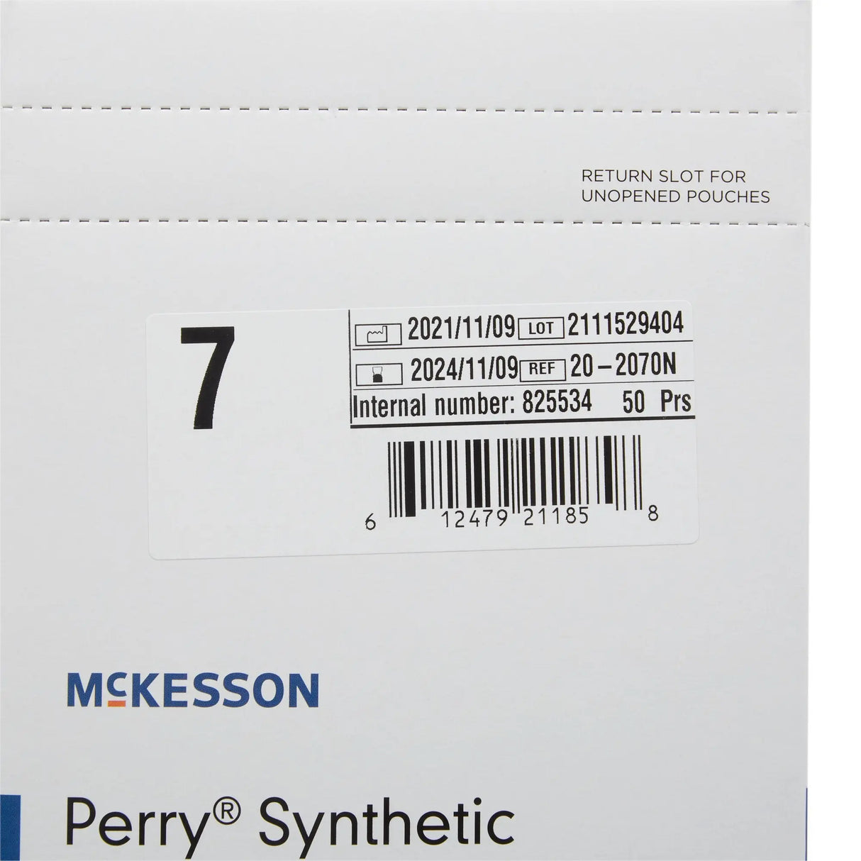 McKesson Perry® Performance Plus Polyisoprene Surgical Glove, Size 7, Green McKesson Perry® Performance Plus