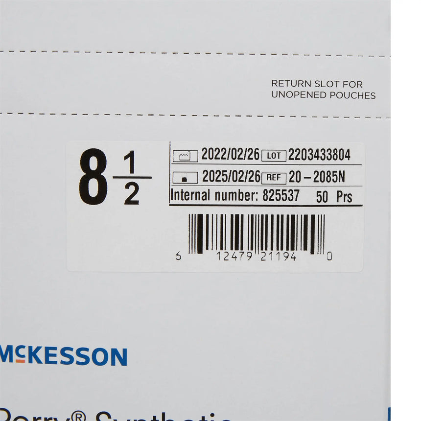 McKesson Perry® Performance Plus Polyisoprene Surgical Glove, Size 8.5, Green McKesson Perry® Performance Plus