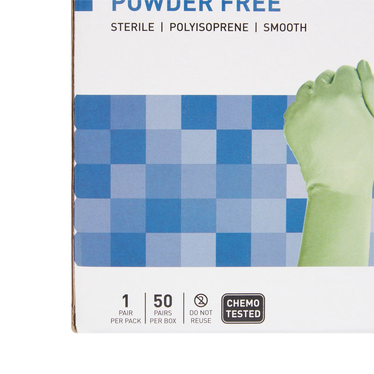 McKesson Perry® Performance Plus Polyisoprene Surgical Glove, Size 8, Green McKesson Perry® Performance Plus