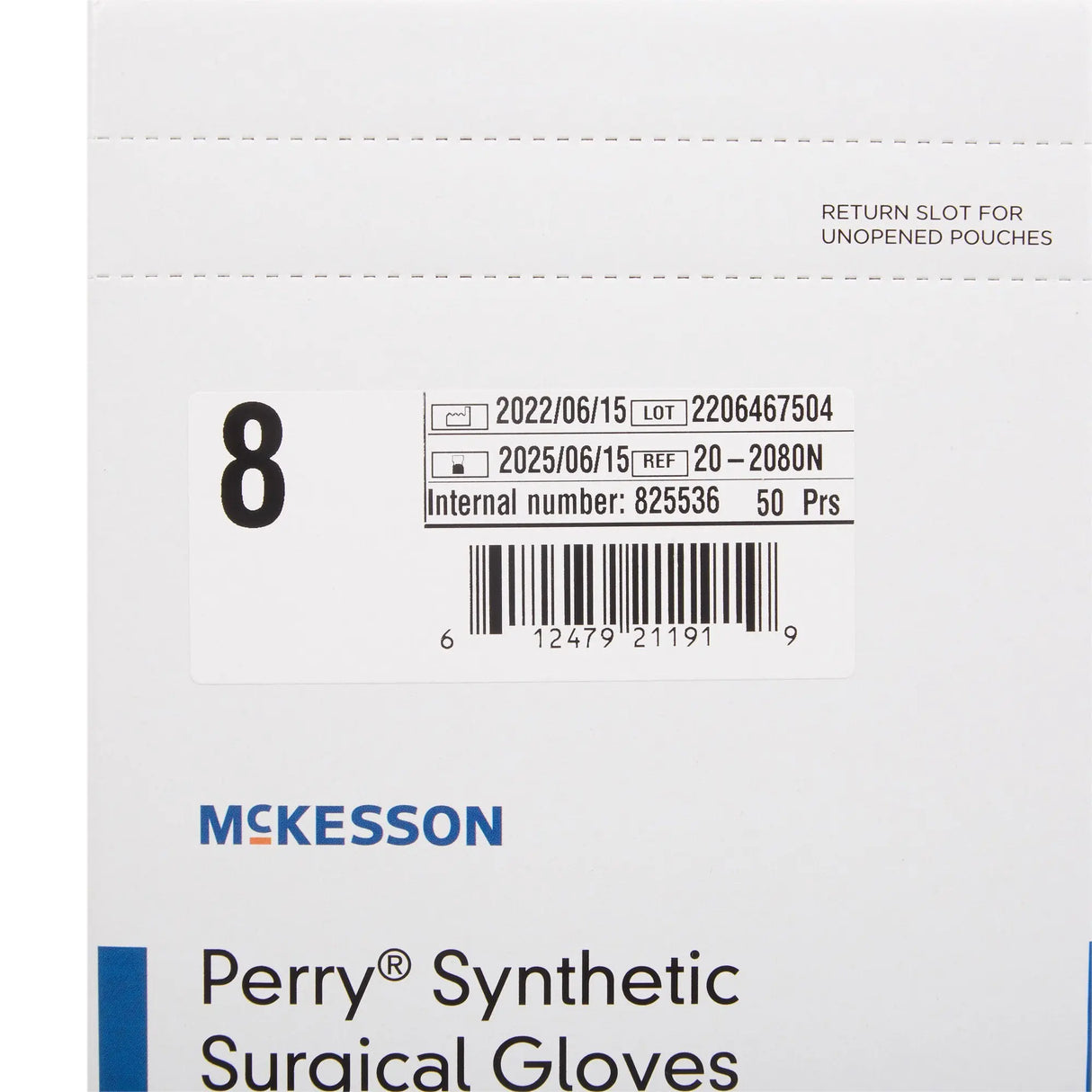 McKesson Perry® Performance Plus Polyisoprene Surgical Glove, Size 8, Green McKesson Perry® Performance Plus