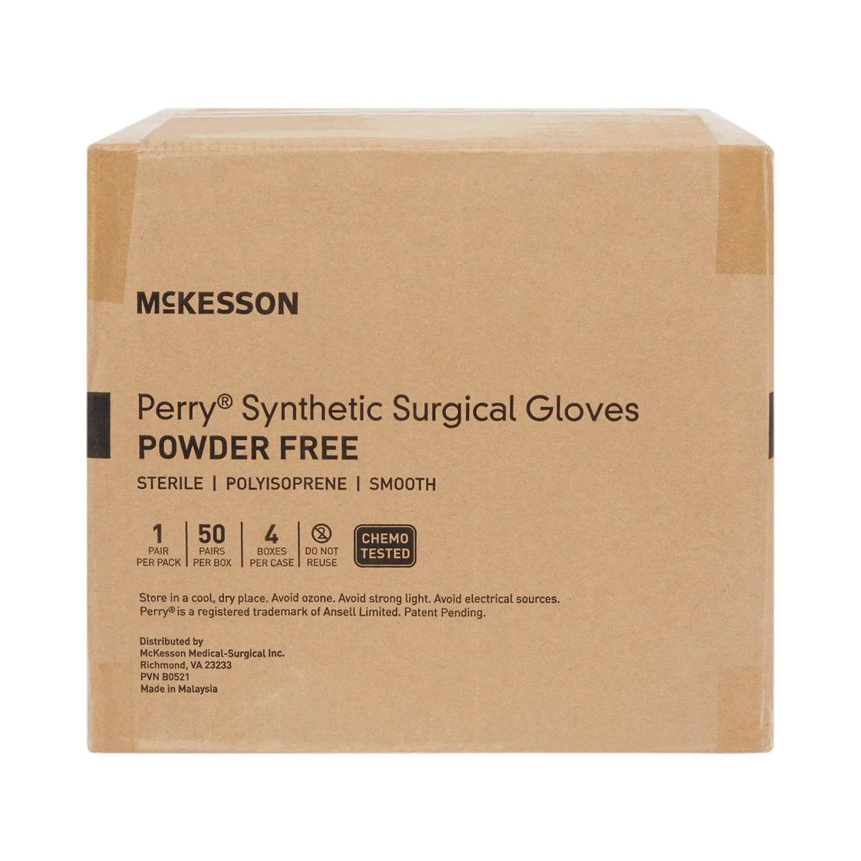 McKesson Perry® Performance Plus Polyisoprene Surgical Glove, Size 8, Green McKesson Perry® Performance Plus