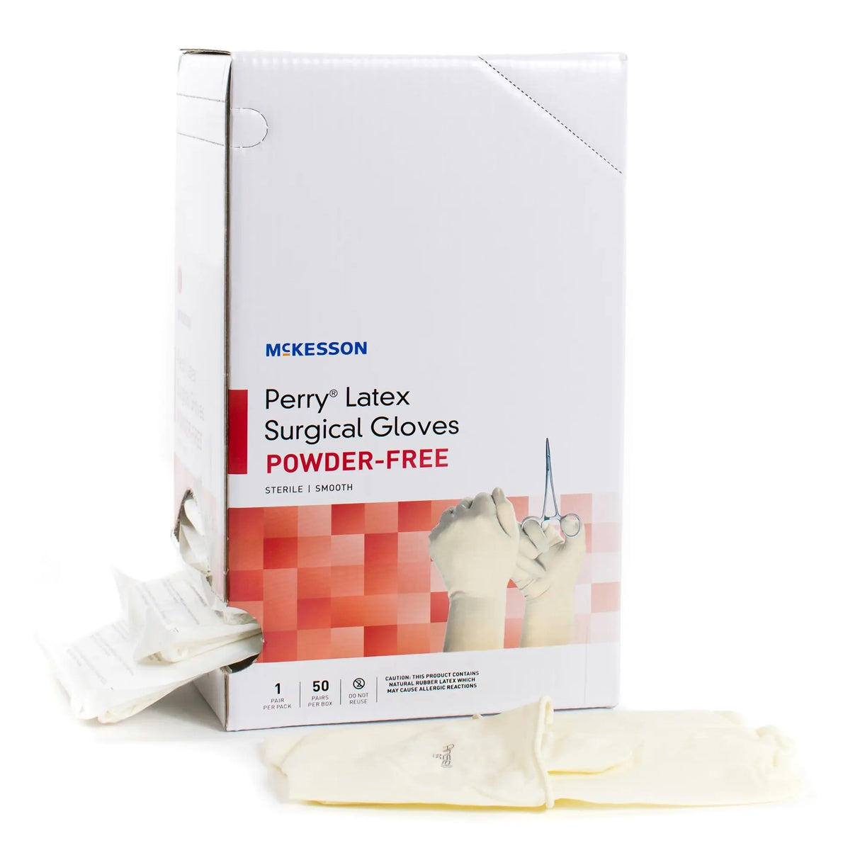 McKesson Perry® Performance Plus Surgical Glove, Size 6.5, Cream McKesson Perry® Performance Plus