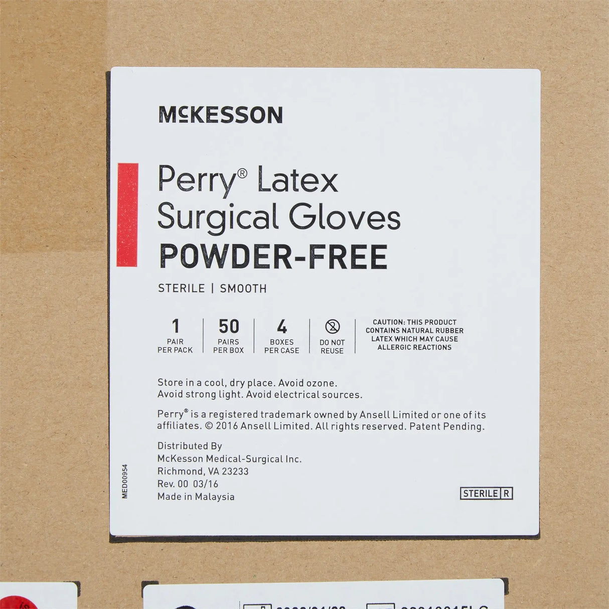 McKesson Perry® Performance Plus Surgical Glove, Size 6, Cream McKesson Perry® Performance Plus