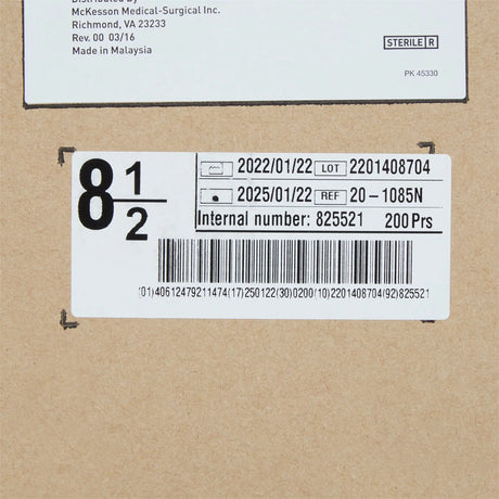 McKesson Perry® Performance Plus Surgical Glove, Size 8.5, Cream McKesson Perry® Performance Plus