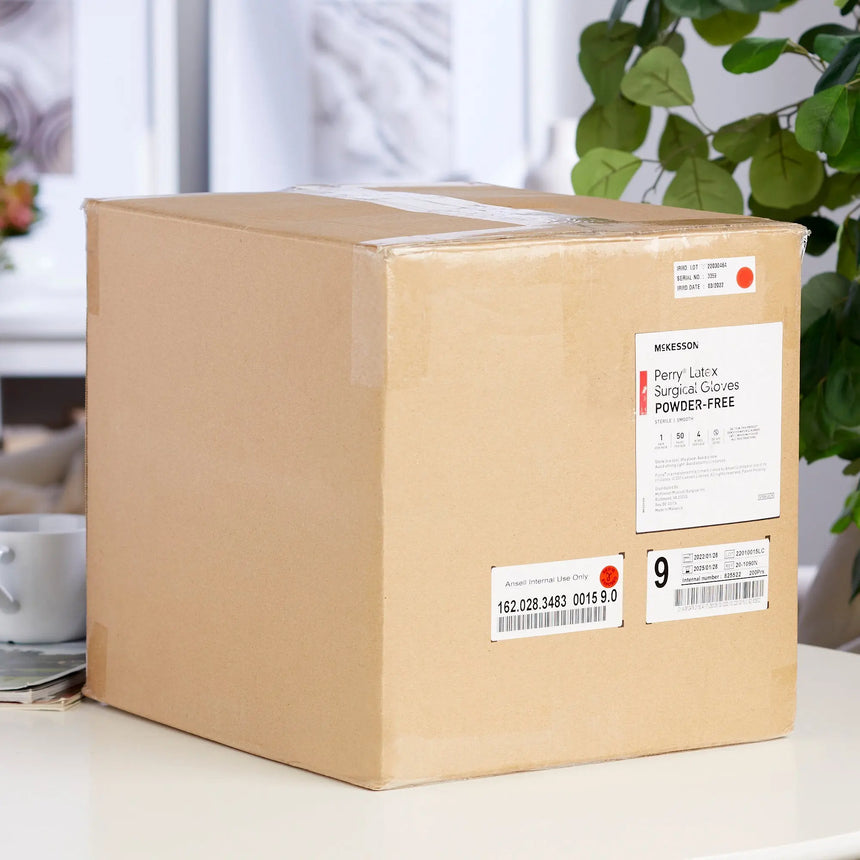 McKesson Perry® Performance Plus Surgical Glove, Size 9, Cream McKesson Perry®