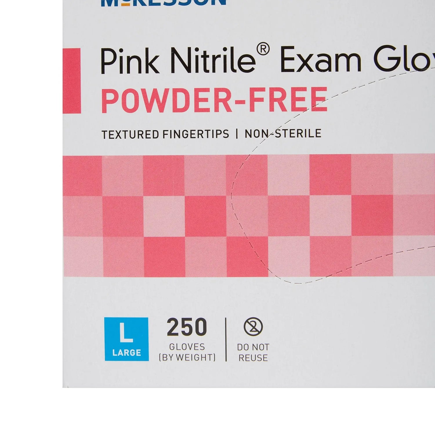 McKesson Pink Nitrile® Nitrile Exam Glove, Large, Pink McKesson Pink Nitrile®