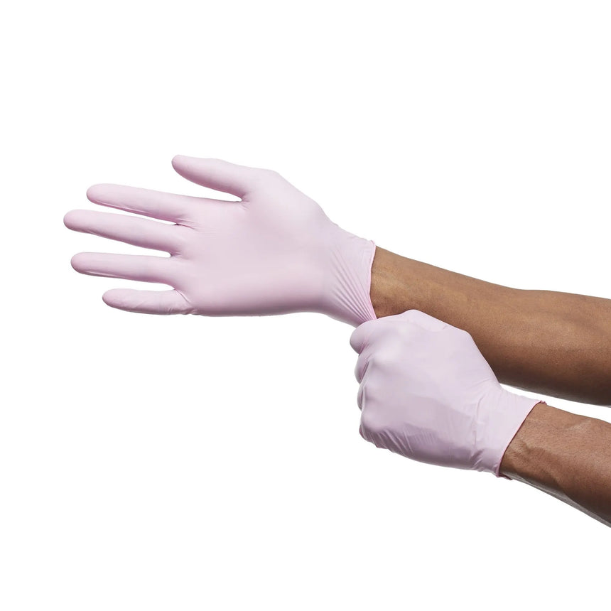 McKesson Pink Nitrile® Nitrile Exam Glove, Large, Pink McKesson Pink Nitrile®
