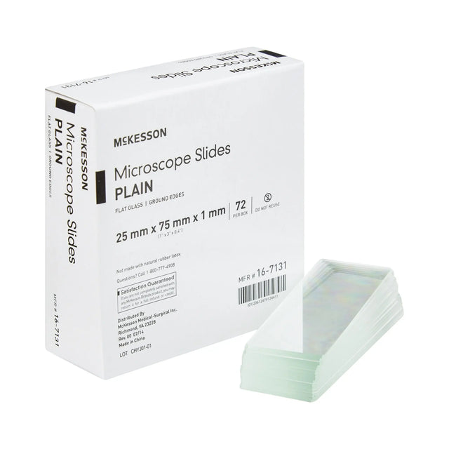 McKesson Plain Microscope Slide, 1 x 3 Inch McKesson