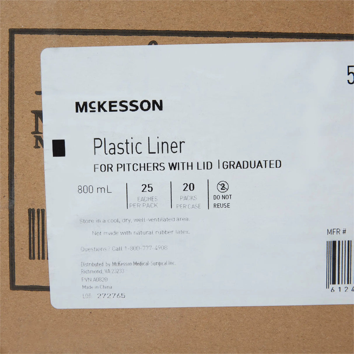 McKesson Plastic Liner McKesson