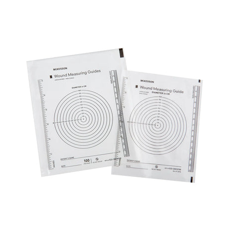 McKesson Plastic Wound Measuring Guide, 5 x 7 Inch McKesson