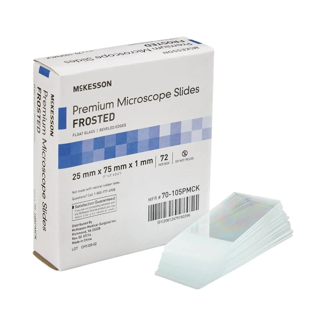 McKesson Premium Frosted Microscope Slide, 25 x 75 mm McKesson