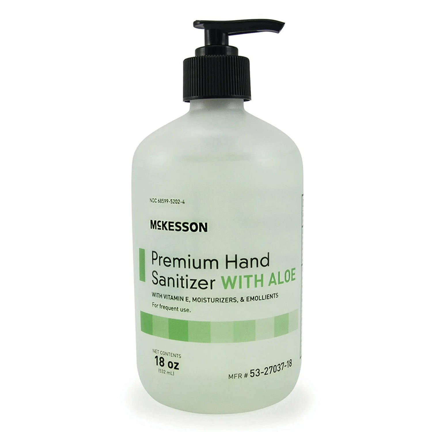 McKesson Premium Hand Sanitizer with Aloe, 18 oz, Gel, Pump Bottle McKesson Premium