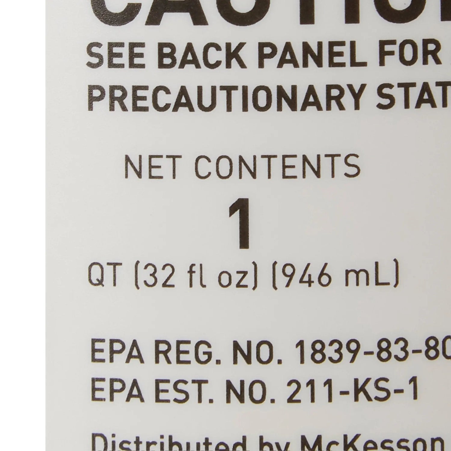 McKesson Pro-Tech Surface Disinfectant Cleaner Alcohol-Based Liquid, Non-Sterile, Floral Scent, 32 oz Bottle McKesson Pro-Tech