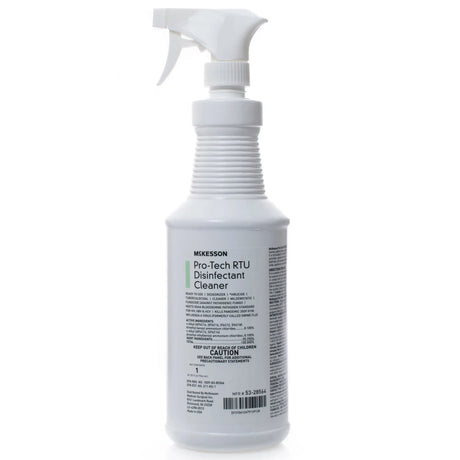 McKesson Pro-Tech Surface Disinfectant Cleaner Alcohol-Based Liquid, Non-Sterile, Floral Scent, 32 oz Bottle McKesson Pro-Tech