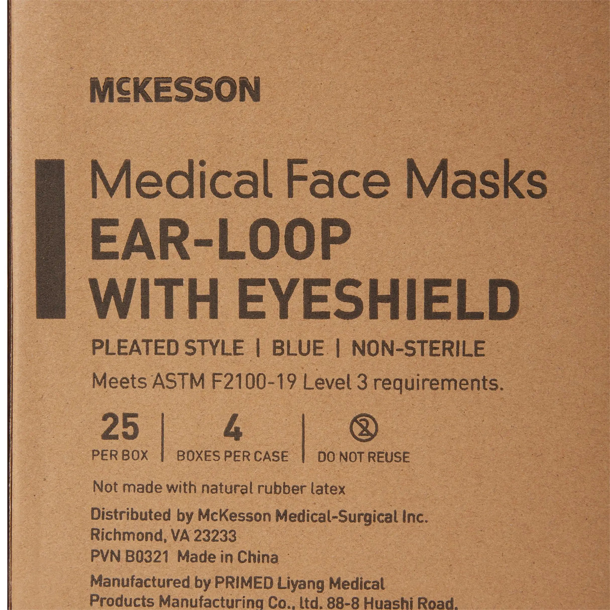 McKesson Procedure Mask with Eye Shield McKesson