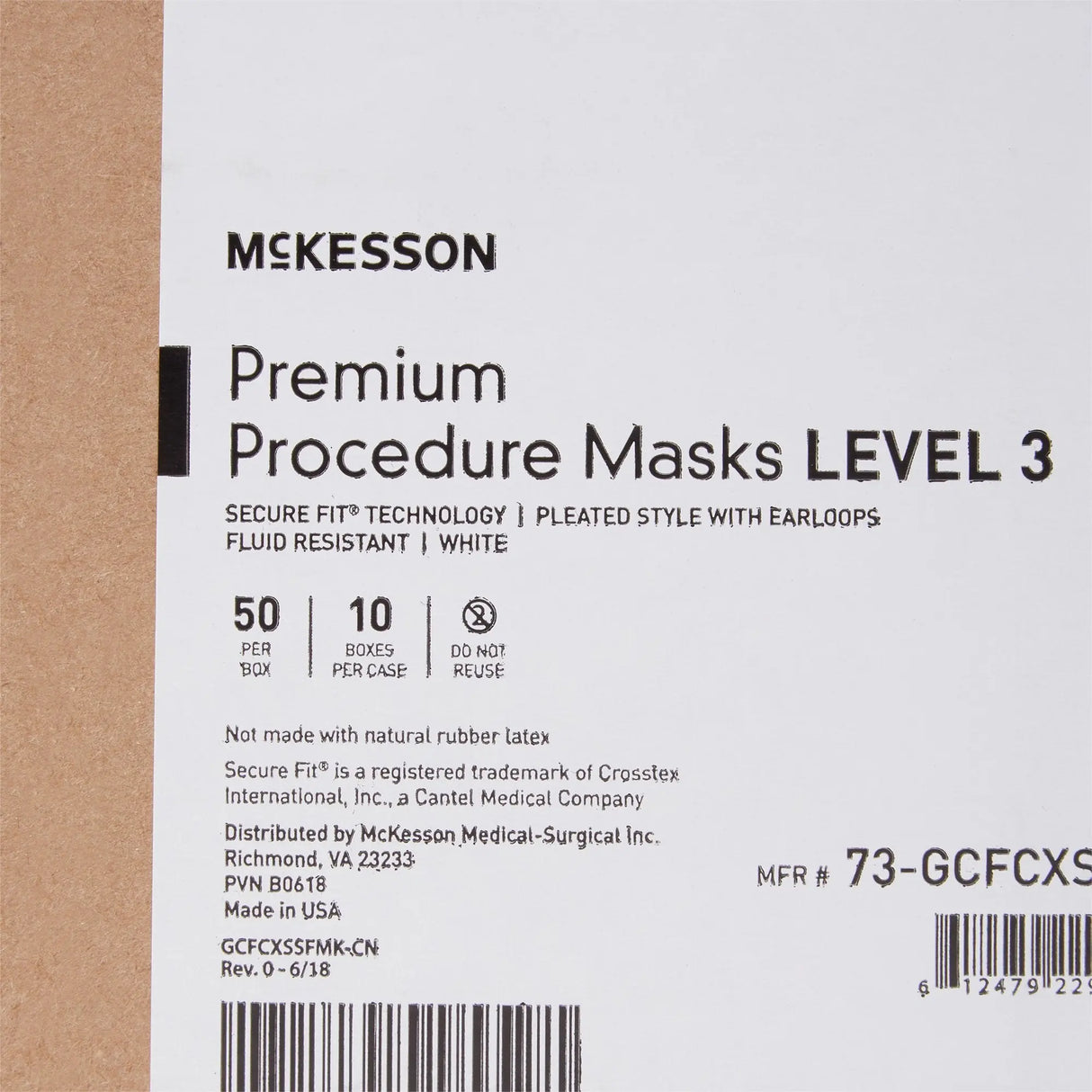 McKesson Procedure Masks with Eyeshields McKesson