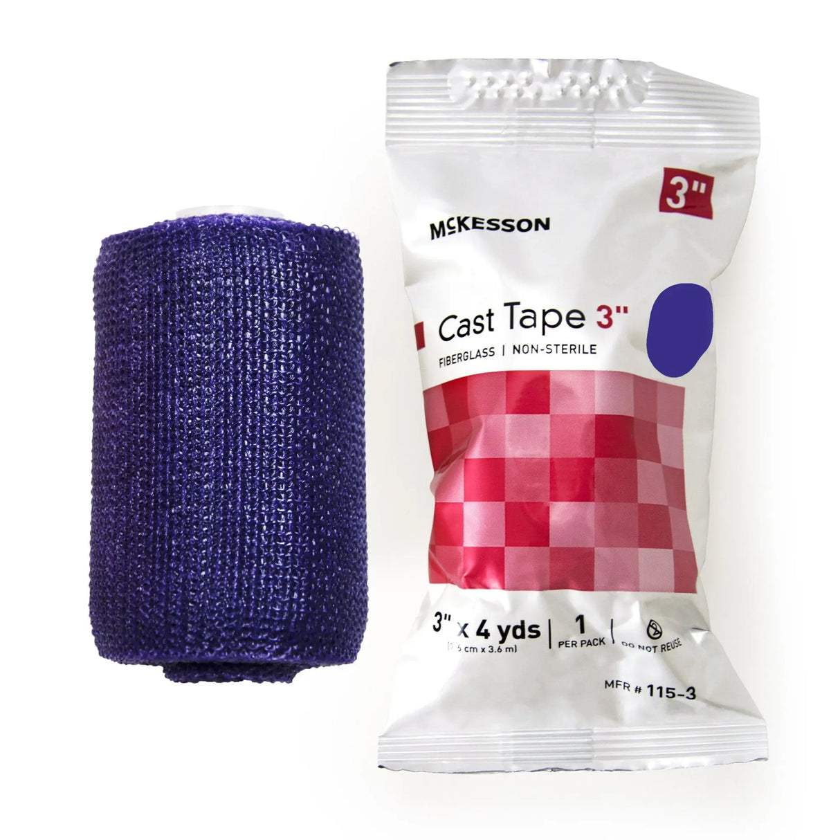 McKesson Purple Cast Tape, 3 Inch x 4 Yard McKesson