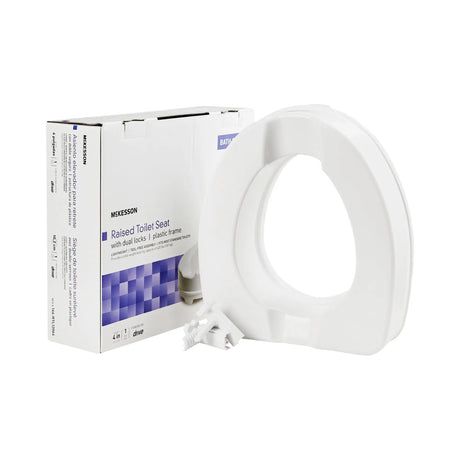 McKesson Raised Toilet Seat, 4-Inch Height McKesson