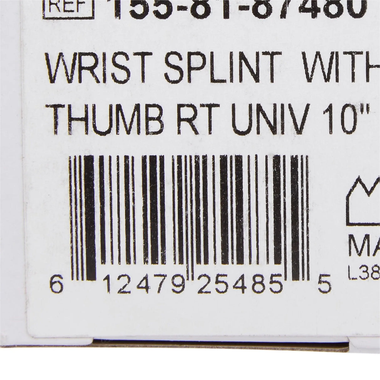 McKesson Right Wrist Splint with Abducted Thumb, One Size Fits Most McKesson