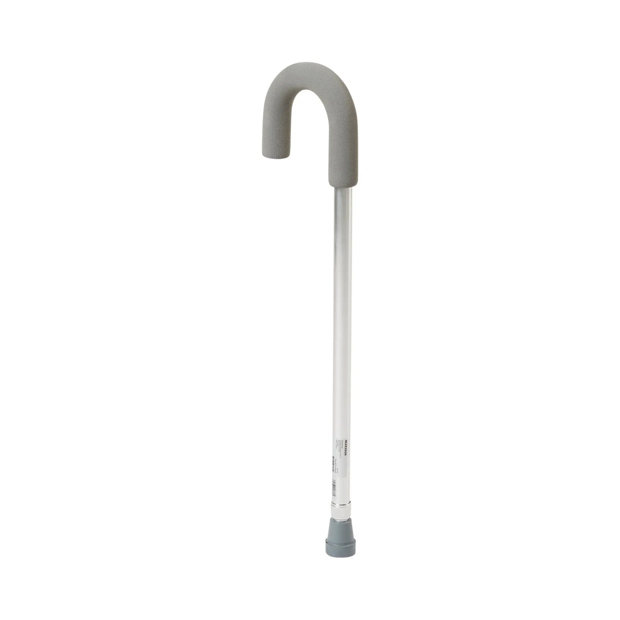 McKesson Round Handle Cane, Aluminum, Height Adjustable, Foam Grip McKesson