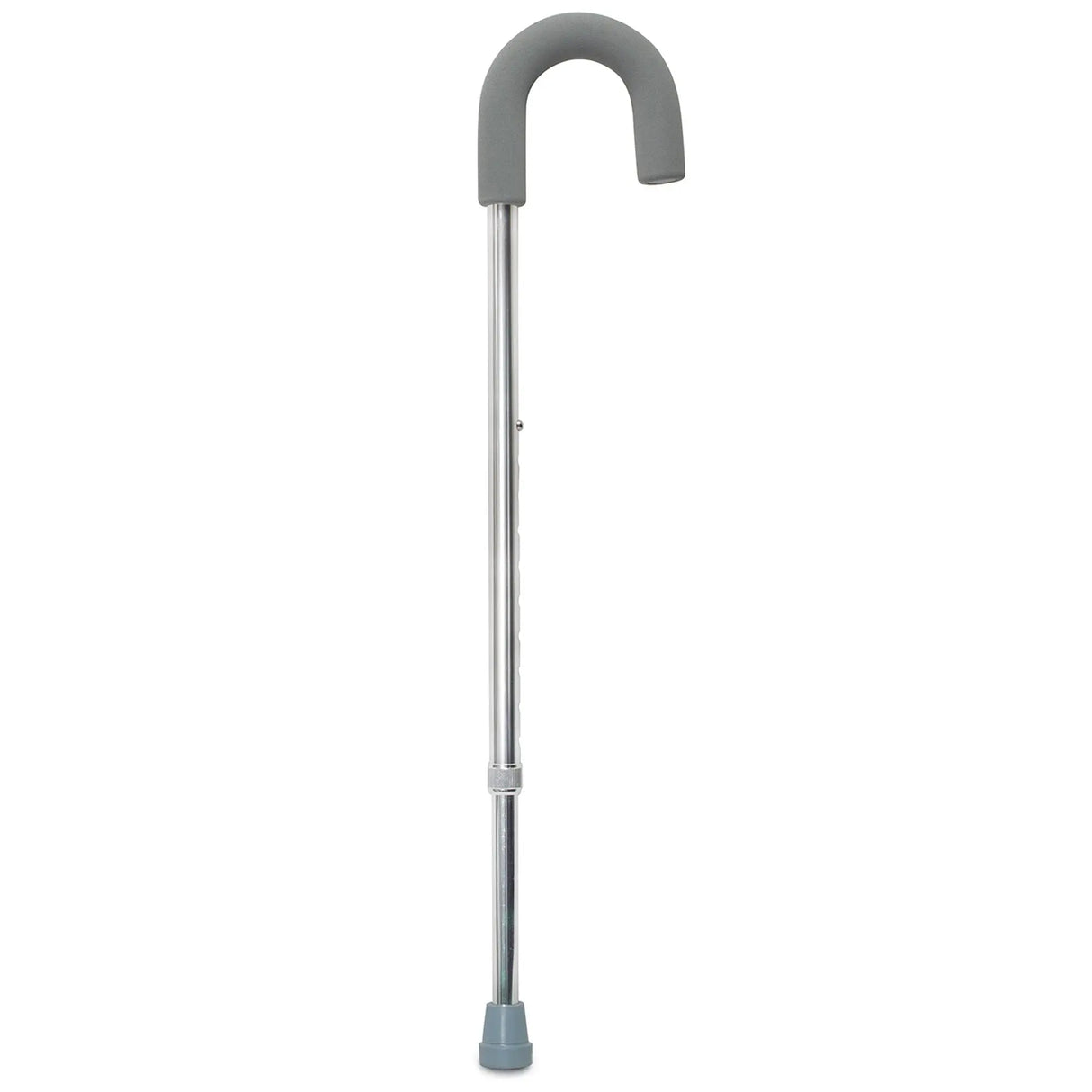 McKesson Round Handle Cane, Aluminum, Height Adjustable, Foam Grip McKesson