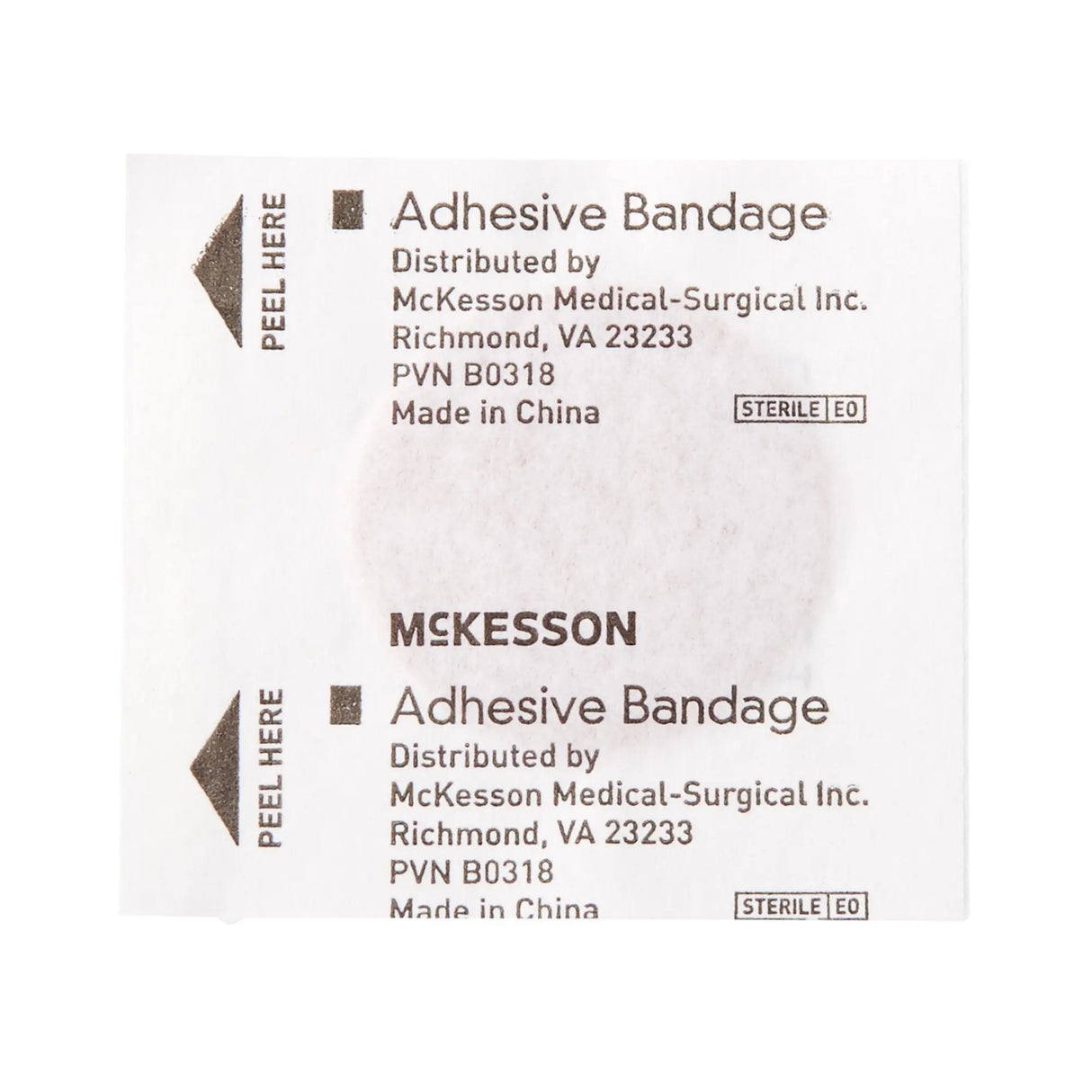 McKesson Round Tan Adhesive Spot Bandage, 1 Inch McKesson