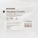 McKesson Sanitary Headset Cover, Small, White McKesson