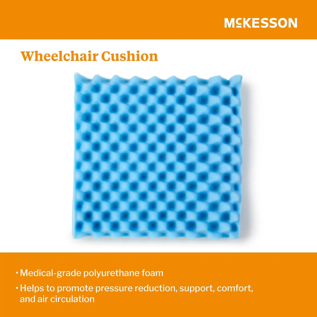 McKesson Seat Cushion, 18 W X 16 D X 3 H Inch McKesson