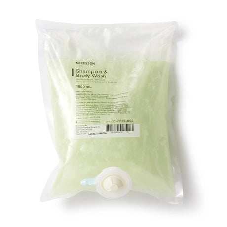 McKesson Shampoo and Body Wash Dispenser Refill Bag 1000 mL, Cucumber Melon McKesson