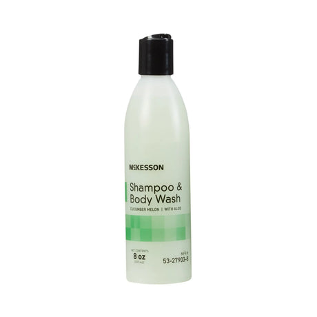 McKesson Shampoo and Body Wash, Cucumber Melon Scent, 8 oz. Squeeze Bottle McKesson