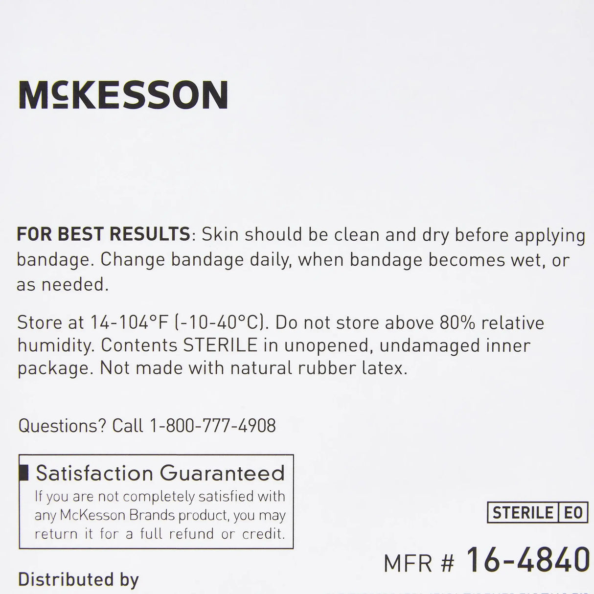 McKesson Sheer Adhesive Strip, 1 x 3 Inch McKesson