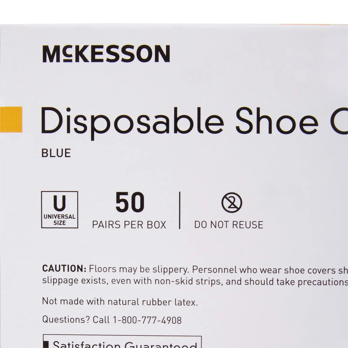 McKesson Shoe Cover, One Size Fits Most Shoe, High, Non-Skid Sole, Blue, Non-Sterile McKesson