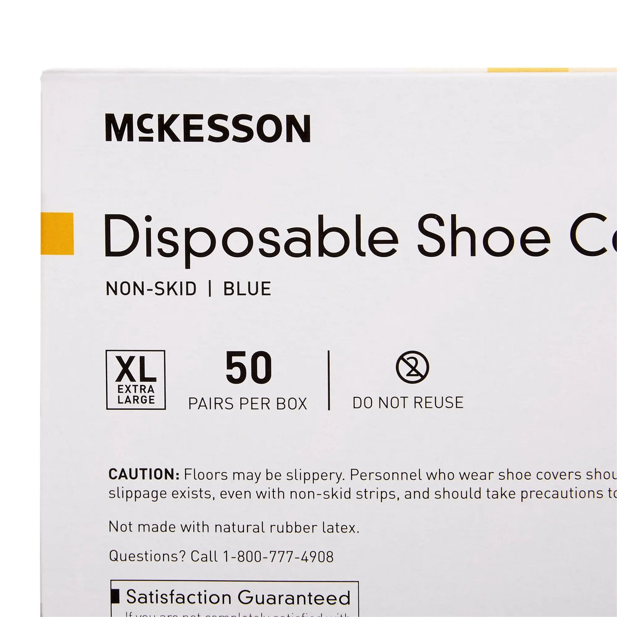 McKesson Shoe Covers, Non-Skid Sole, Blue, Non-Sterile, X-Large McKesson