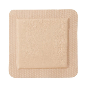 McKesson Silicone Adhesive with Border Silicone Foam Dressing, 6 x 6 Inch McKesson
