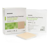 McKesson Silicone Gel Adhesive without Border Silicone Foam Dressing, 4 x 4 Inch McKesson