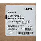 McKesson Single Layer Sterilization Wrap, 30 x 30 Inch McKesson