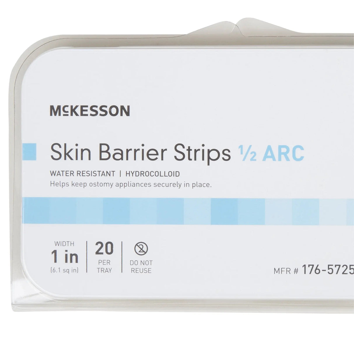 McKesson Skin Barrier ½ Arc Strip McKesson