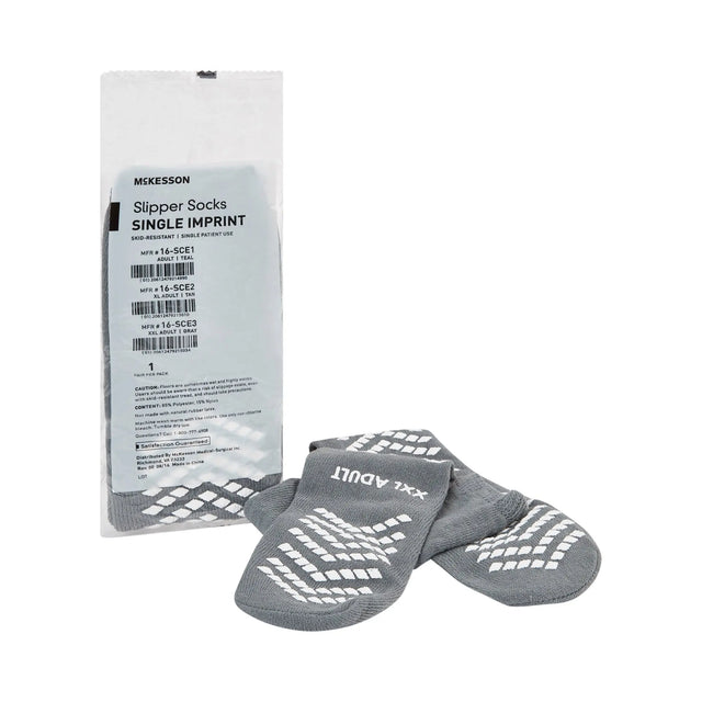 McKesson Slipper Socks, 2X-Large McKesson