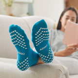 McKesson Slipper Socks, Large, Teal McKesson